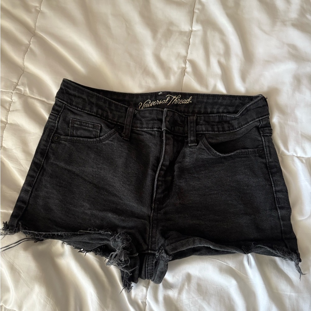 Universal Thread Women's Black Denim Shorts